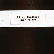 Etikettholder i plast 40x200mm 50-pack